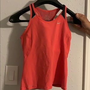 Small Nike pink workout top